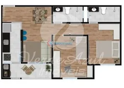 Apartamento com 2 Quartos à venda, 58m² no Condomínio Coronel Nova Veneza, Sumaré - Foto 6