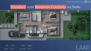 Casa de Condomínio com 3 Quartos à venda, 292m² no Colonia Dona Luiza, Ponta Grossa - Foto 71