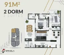 Apartamento com 2 Quartos à venda, 97m² no Vila Caicara, Praia Grande - Foto 15