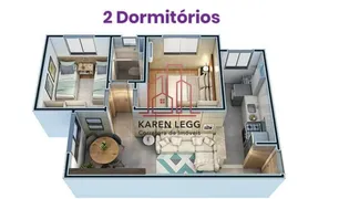 Apartamento com 2 Quartos para alugar, 48m² no Lindóia, Curitiba - Foto 30