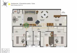 Apartamento com 3 Quartos à venda, 137m² no Jardim Eldorado, Palhoça - Foto 8