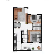 Apartamento com 2 Quartos à venda, 36m² no Vila Paranaguá, São Paulo - Foto 11