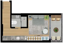 Apartamento com 1 Quarto à venda, 34m² no Centro, Curitiba - Foto 19