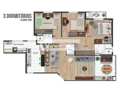 Apartamento com 3 Quartos à venda, 125m² no Jardim Santa Bárbara, Embu das Artes - Foto 4