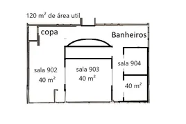 Conjunto Comercial / Sala para alugar, 120m² no Móoca, São Paulo - Foto 31