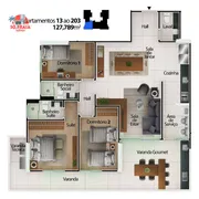 Apartamento com 3 Quartos à venda, 128m² no Centro, Mongaguá - Foto 33