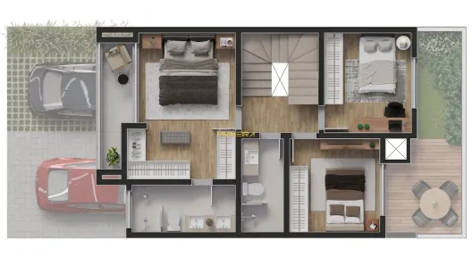 Sobrado com 3 Quartos à venda, 165m² no São Lourenço, Curitiba
