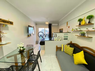 Flat com 1 Quarto para alugar, 29m² no Pitangueiras, Guarujá