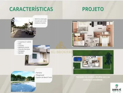 Casa com 2 Quartos à venda, 56m² no Boa Vista, Barra Mansa