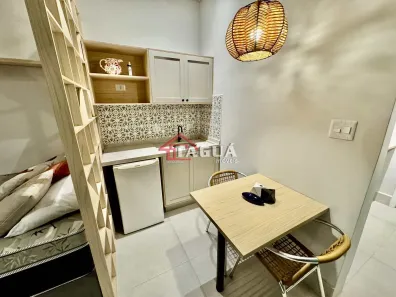 Kitnet com 1 Quarto à venda, 25m² no Ponta da Praia, Santos