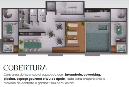 Cobertura com 1 Quarto à venda, 55m² no Intermares, Cabedelo