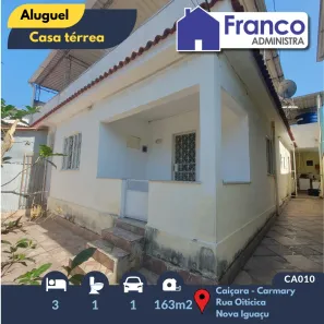 Casa com 3 Quartos para alugar, 163m² no Kennedy, Nova Iguaçu