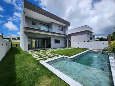 Casa de Condomínio com 4 Quartos à venda, 460m² no Busca Vida (Abrantes), Camaçari