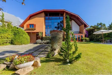 Casa de Condomínio com 5 Quartos à venda, 422m² no Lot Véu da Noiva, Campos do Jordão