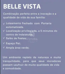 Terreno / Lote / Condomínio à venda, 516m² no Parque Residencial Indaiá, Indaiatuba