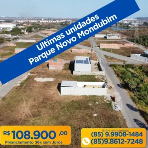 Terreno / Lote / Condomínio com 1 Quarto para venda ou aluguel, 198m² no Pajuçara Park, Maracanaú