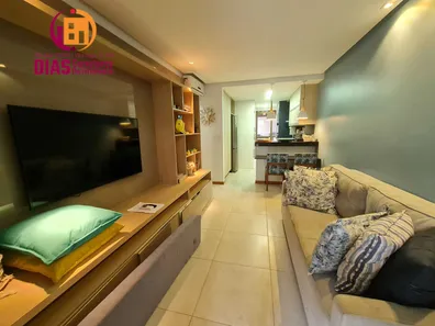 Casa de Condomínio com 2 Quartos à venda, 90m² no Itacimirim (Monte Gordo), Camaçari