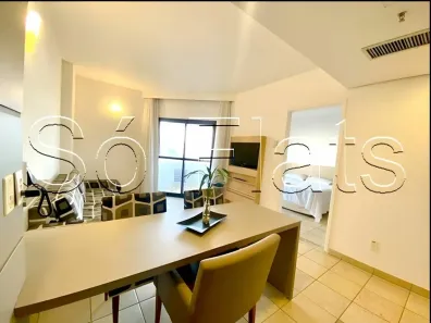 Flat com 1 Quarto para alugar, 47m² no Boqueirão, Santos