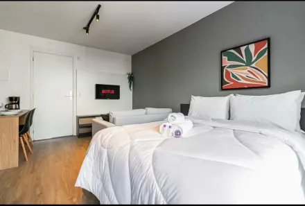Apartamento com 1 Quarto para venda ou aluguel, 26m² no Jardim Panorama, São Paulo