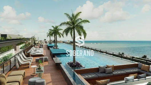 Flat com 1 Quarto à venda, 19m² no Cabo Branco, João Pessoa