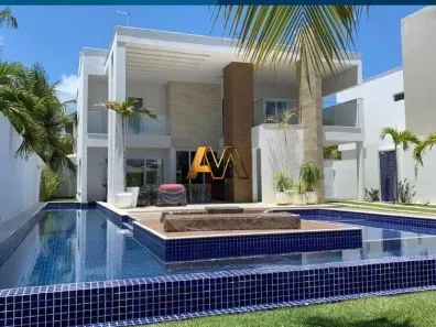 Casa de Condomínio com 5 Quartos à venda, 380m² no Guarajuba (Monte Gordo), Camaçari