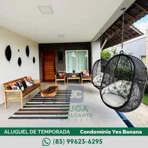 Casa de Condomínio com 4 Quartos para alugar, 160m² no , Bananeiras