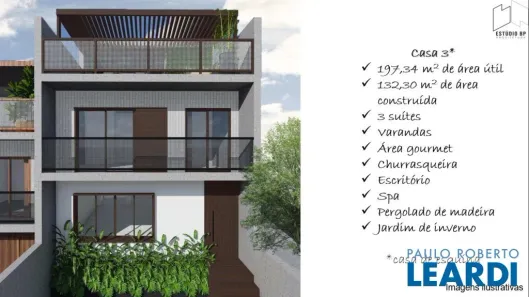 Casa com 3 Quartos à venda, 197m² no Vila Firmiano Pinto, São Paulo