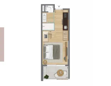 Flat com 1 Quarto à venda, 27m² no Itaipava, Petrópolis