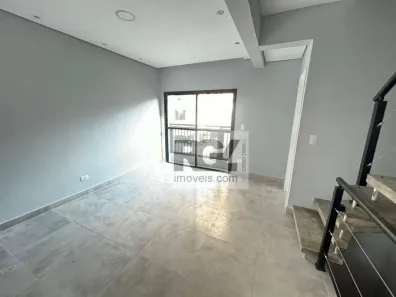 Casa de Condomínio com 2 Quartos para alugar, 116m² no Marapé, Santos