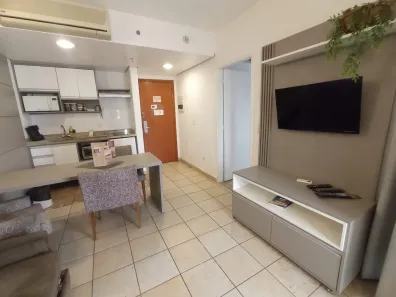 Flat com 1 Quarto para alugar, 44m² no Boqueirão, Santos