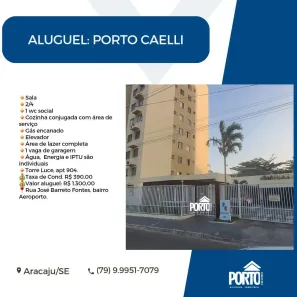 Apartamento com 2 Quartos para alugar, 55m² no Aeroporto, Aracaju