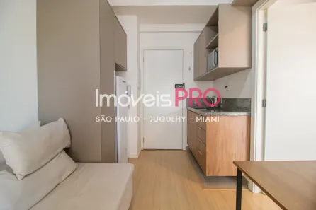 Apartamento com 1 Quarto para venda ou aluguel, 27m² no Santo Amaro, São Paulo