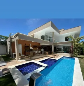 Casa de Condomínio com 5 Quartos à venda, 353m² no Alphaville (Abrantes), Camaçari