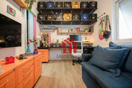 Kitnet com 1 Quarto à venda, 26m² no Boqueirão, Santos