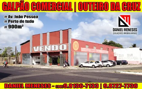 Galpão / Depósito / Armazém à venda, 900m² no Outeiro da Cruz, São Luís