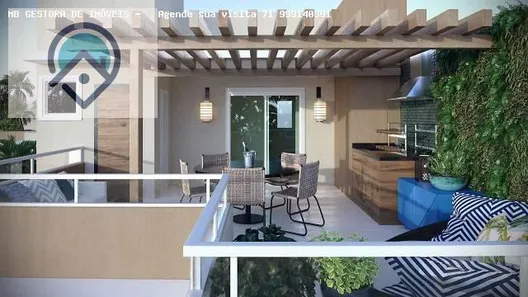 Casa de Condomínio com 2 Quartos à venda, 135m² no Busca Vida (Abrantes), Camaçari