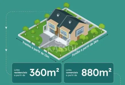 Terreno / Lote / Condomínio à venda, 360m² no Santos Dumont, Cascavel