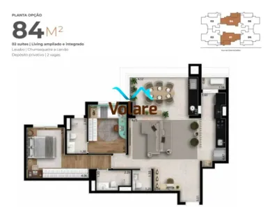 Apartamento com 3 Quartos à venda, 84m² no Vila Osasco, Osasco