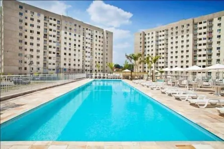 Apartamento com 3 Quartos para alugar, 58m² no Centro, Belford Roxo