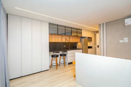 Studio com 1 Quarto para alugar, 29m² no Centro, Curitiba