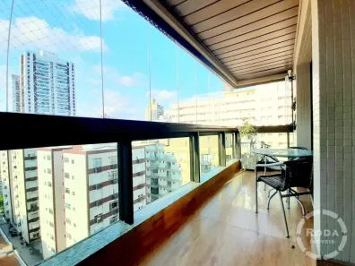 Apartamento com 3 Quartos para alugar, 110m² no José Menino, Santos