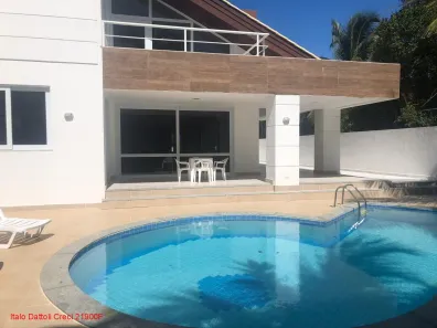Casa de Condomínio com 4 Quartos para venda ou aluguel, 507m² no Busca Vida (Abrantes), Camaçari