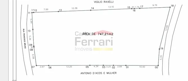 Terreno / Lote / Condomínio à venda, 747m² no Vila Mariza Mazzei, São Paulo