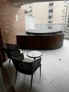 Flat com 1 Quarto para alugar, 65m² no Gonzaga, Santos