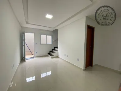 Casa de Condomínio com 2 Quartos para alugar, 75m² no Guilhermina, Praia Grande
