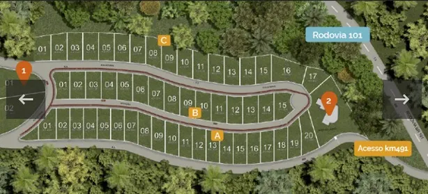 Terreno / Lote / Condomínio à venda, 400m² no Bracuí (Cunhambebe), Angra dos Reis
