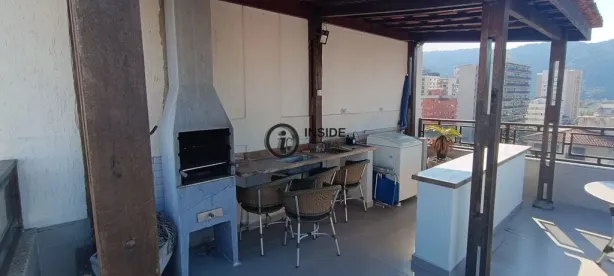 Cobertura com 3 Quartos para venda ou aluguel, 150m² no Enseada, Guarujá