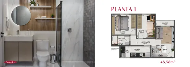 Apartamento com 2 Quartos à venda, 46m² no Santo Expedito, Itaboraí