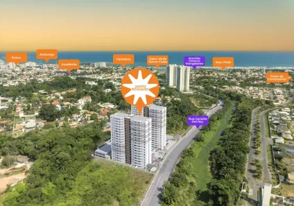 Apartamento com 2 Quartos à venda, 56m² no Piatã, Salvador
