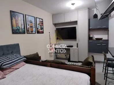 Kitnet com 1 Quarto à venda, 34m² no Ponta da Praia, Santos